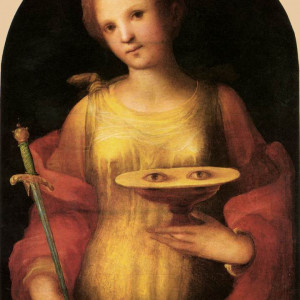 Sveta Lucija Domenica Beccafumija, 1521., renesansna prerada gotičke ikonske slike (Pinacoteca Nazionale, Siena)