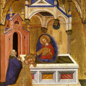 Eutihije i Lucija na grobu svete Agate, Jacobello del Fiore